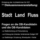 Podiumsdiskussion mit den OB-Kandidaten