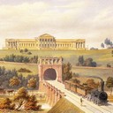 Rosenstein mit Brücke 1846